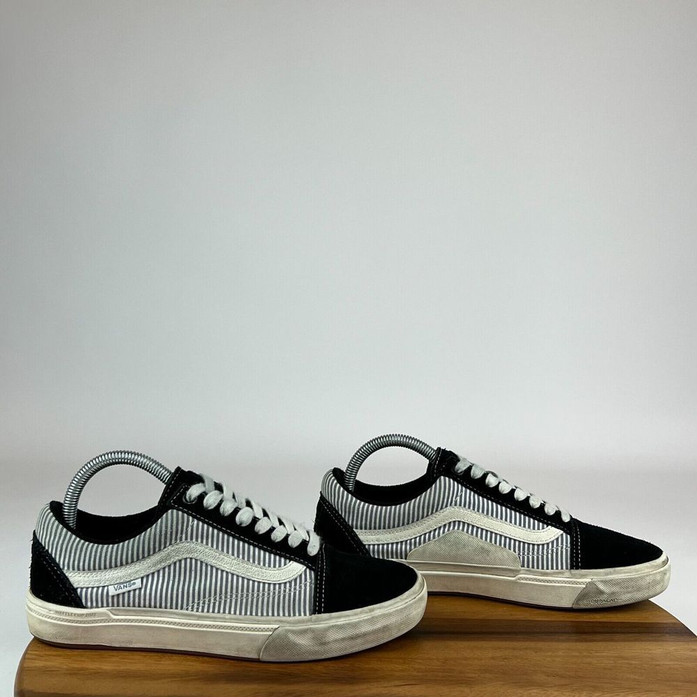Mens Vans Old Skool PopCush BMX Striped Athletic Shoes Sneakers Size 7 M‎ GUC